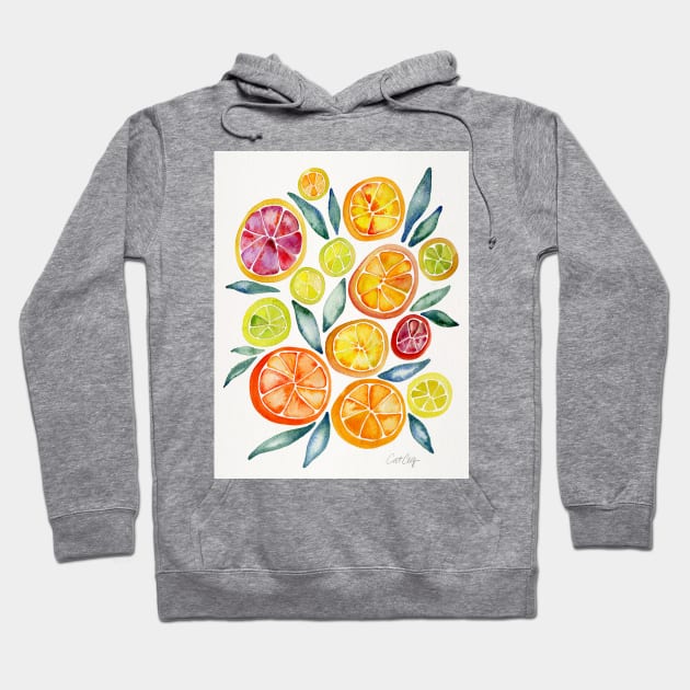 Citrus Slices Hoodie by CatCoq